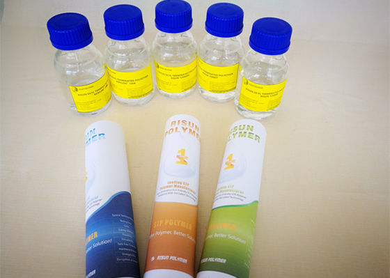 Αγορά Σχεδόν αδιάλυτο διαυγές ιξώδες υγρό πολυμερές risun για σφραγιστικό πολυαιθέρα με τερματισμό σιλίλου online manufacture